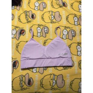 KL Alien Purple Padded Sports Bra Size M Pullover